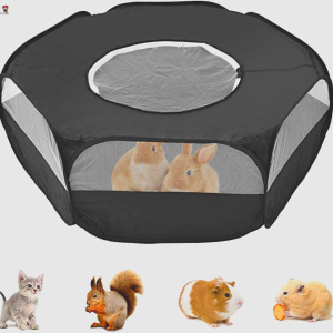 HELIAN Small Animal Playpen with Cover