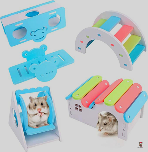 LuluDa Hamster Toy 5 Pcs Toy