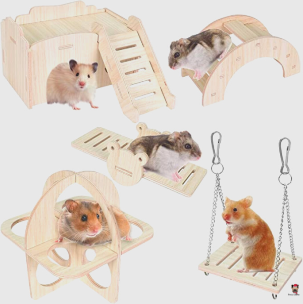 Colexy 5 Piece Hamster Toys